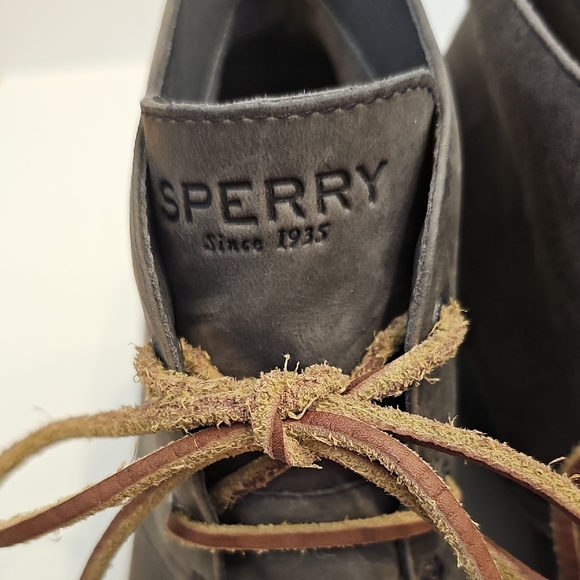 Sperry Women's Gray Ankle Booties Leather Size 8.5 Celeste Prow - Picture 4 of 9